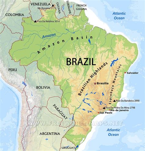 landforms of brazil